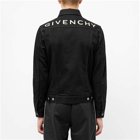 givenchy boys jacket|black givenchy jean jacket men.